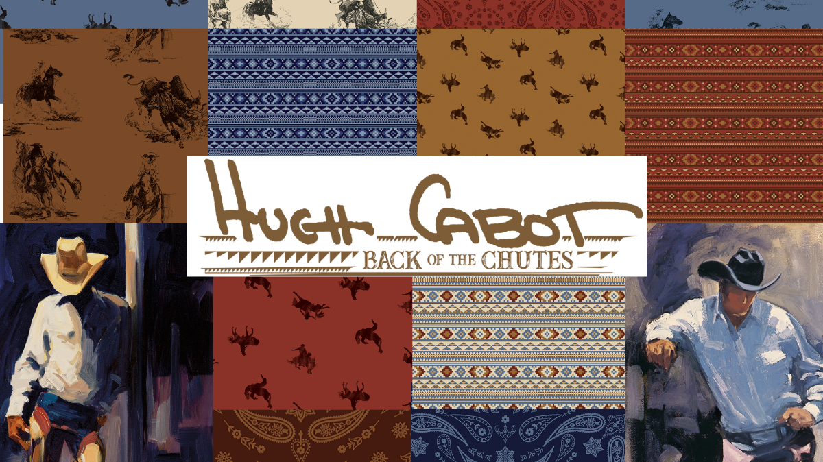 Rediscover the Wild West with Hugh Cabot's "Back of the Chutes" Fabric Collection