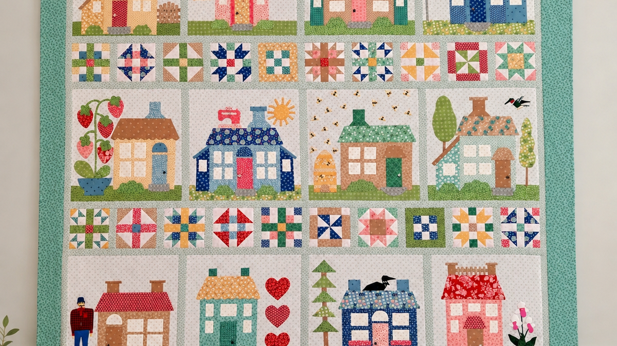 Making Home Town Your Own: Barb’s Beautifully Personalized Quilt