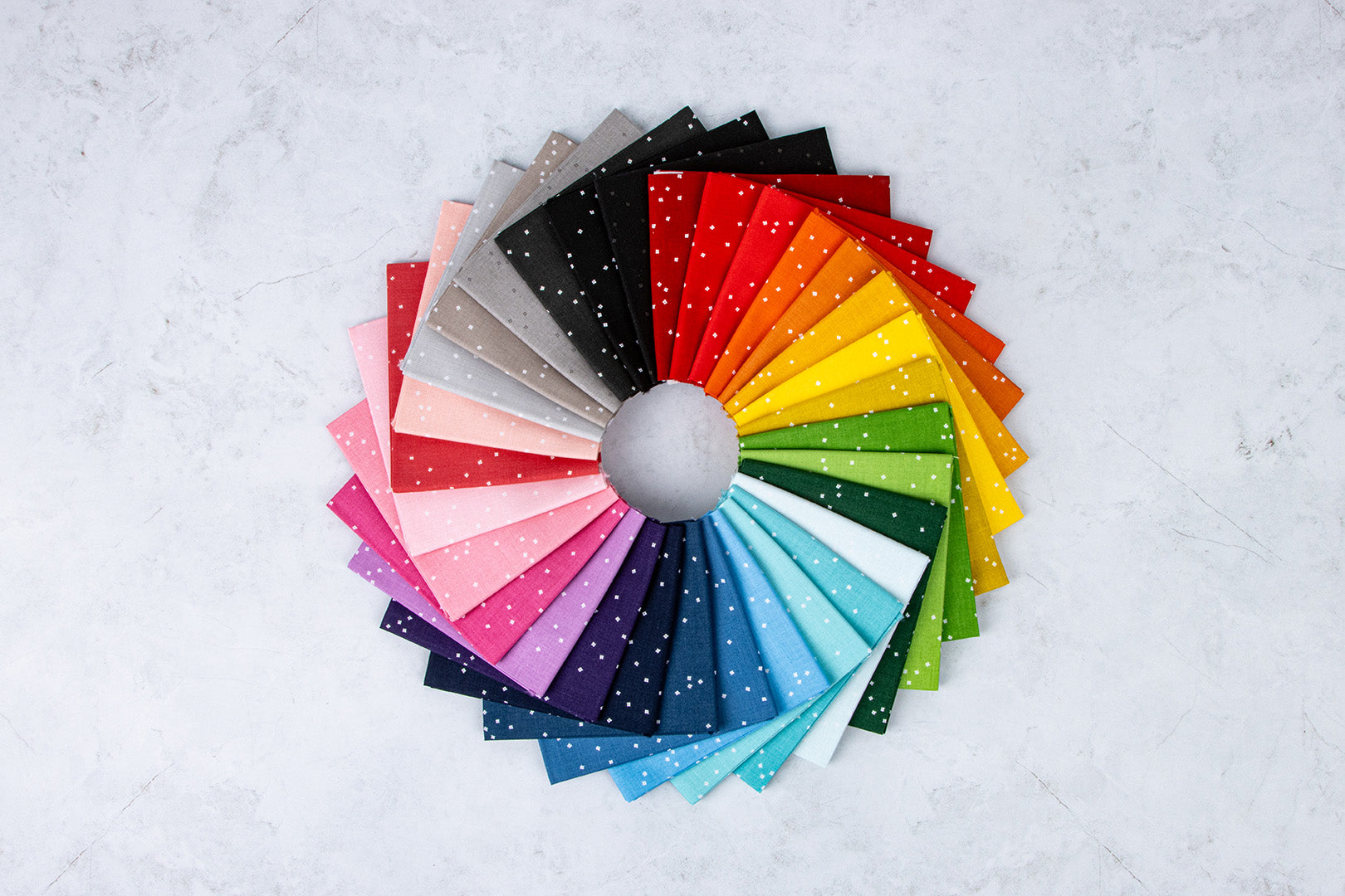 Blossom Fat Quarter Bundle by Christopher Thompson 31 pcs | Riley Blake Designs fanned in circle