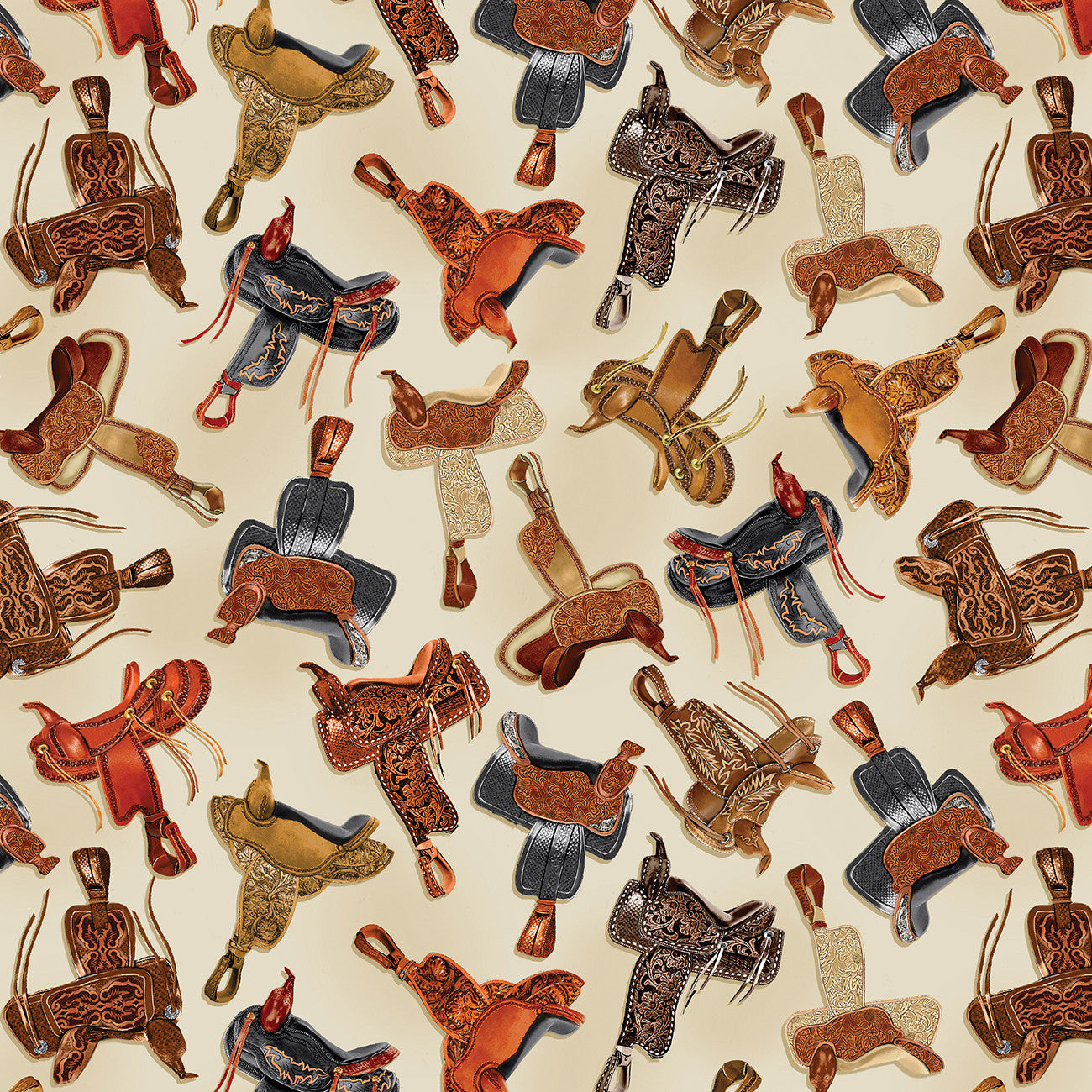 Yellowstone Ecru In The Saddle Yardage | Benartex