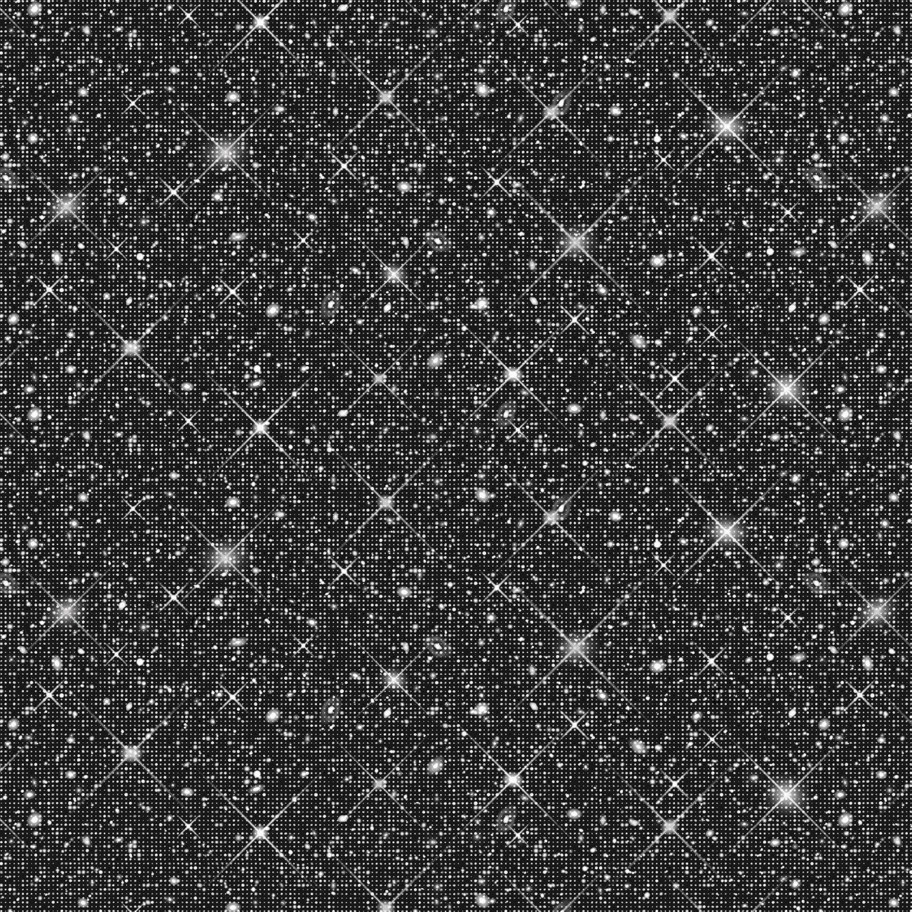Luminosity Black Sparkle 8 Inch repeat 118" Wide Back Yardage | Blank Quilting