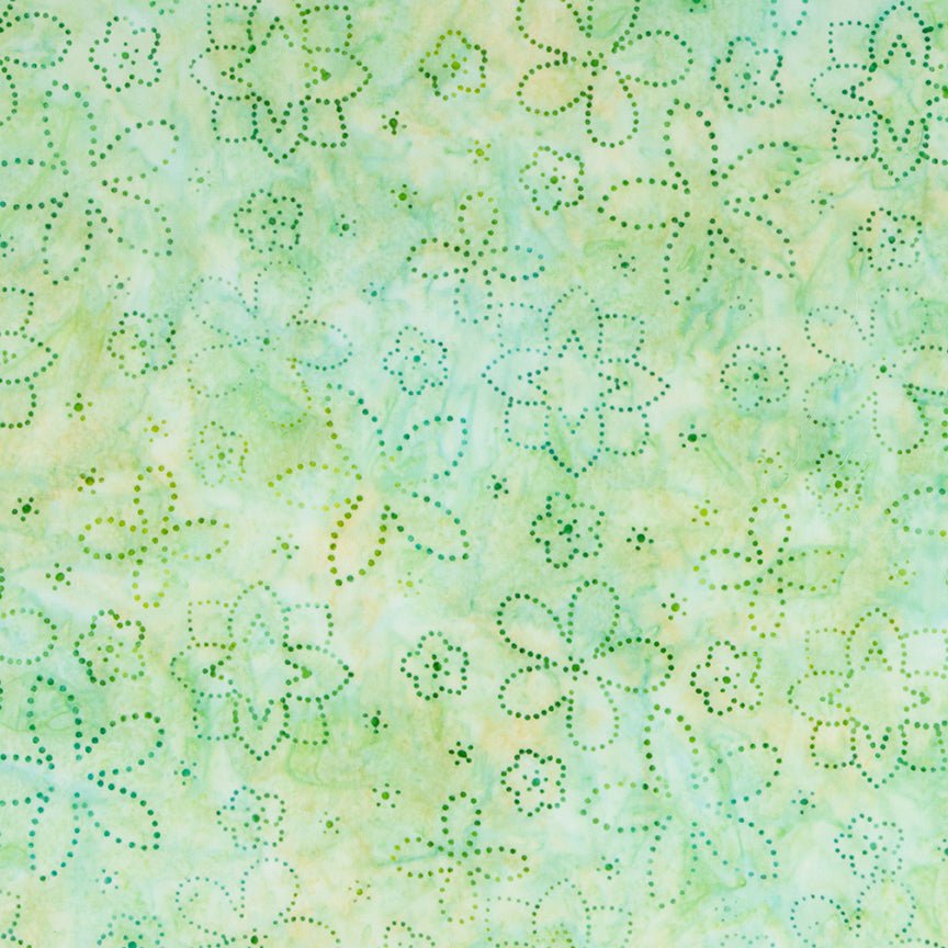 Expressions Batiks Tjaps Grasshopper End of Bolt | Riley Blake Designs