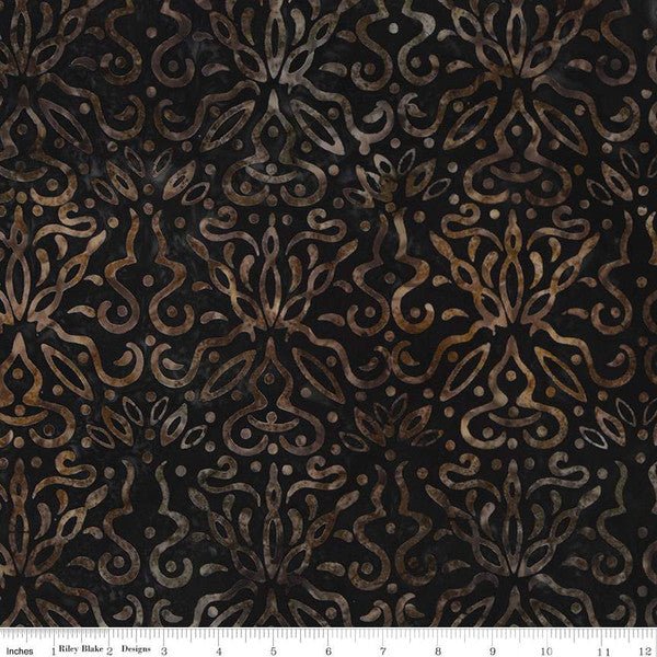 Expressions Batiks Tjaps Umber Yardage | Riley Blake Designs