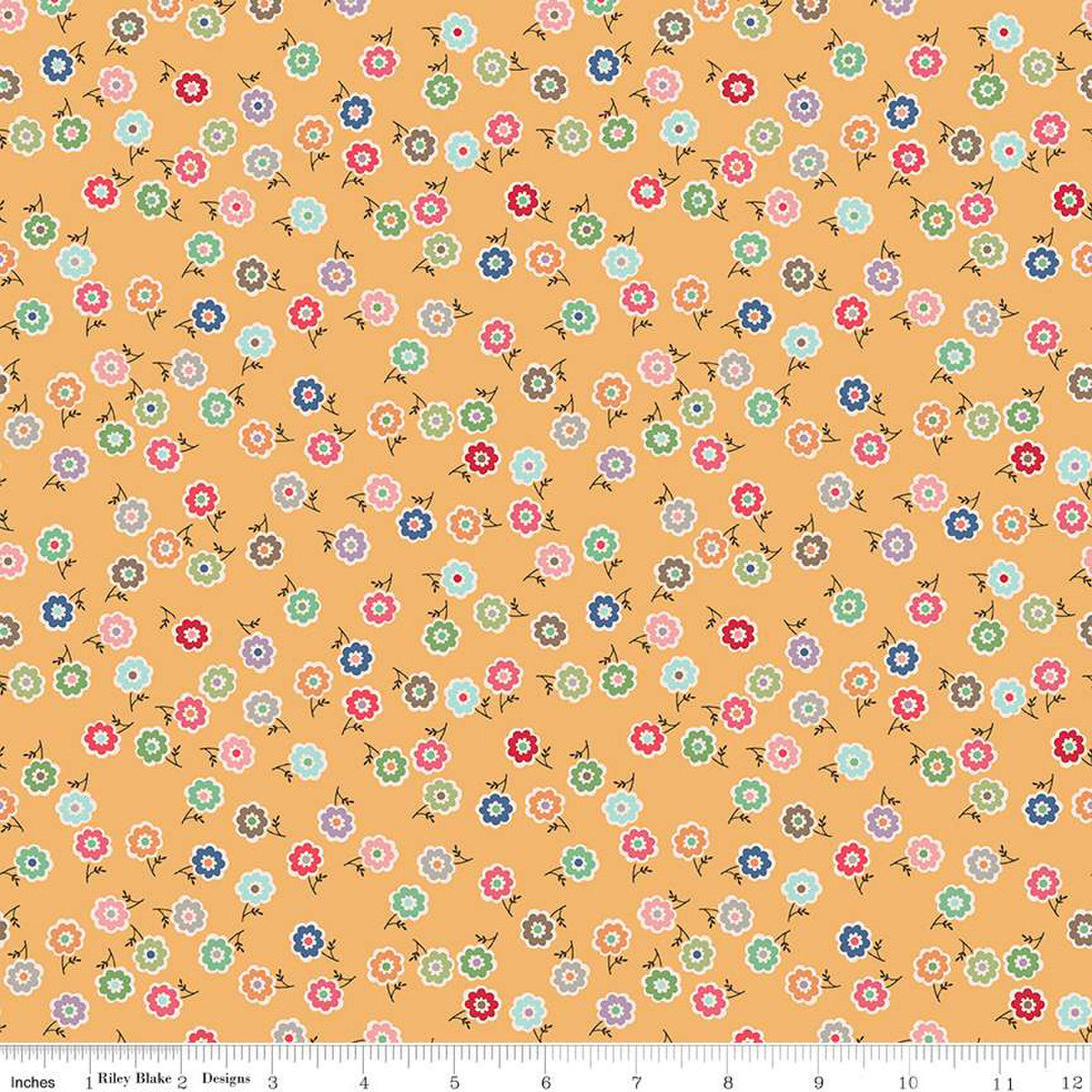 Bee Dots Patricia Marigold by Lori Holt | Riley Blake Designs #C14161-MARIGOLD