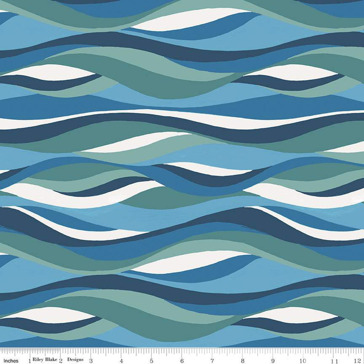 Free As The Ocean Ocean Multi Yardage by Lisa Audit | Riley Blake Designs #C14803-MULTI