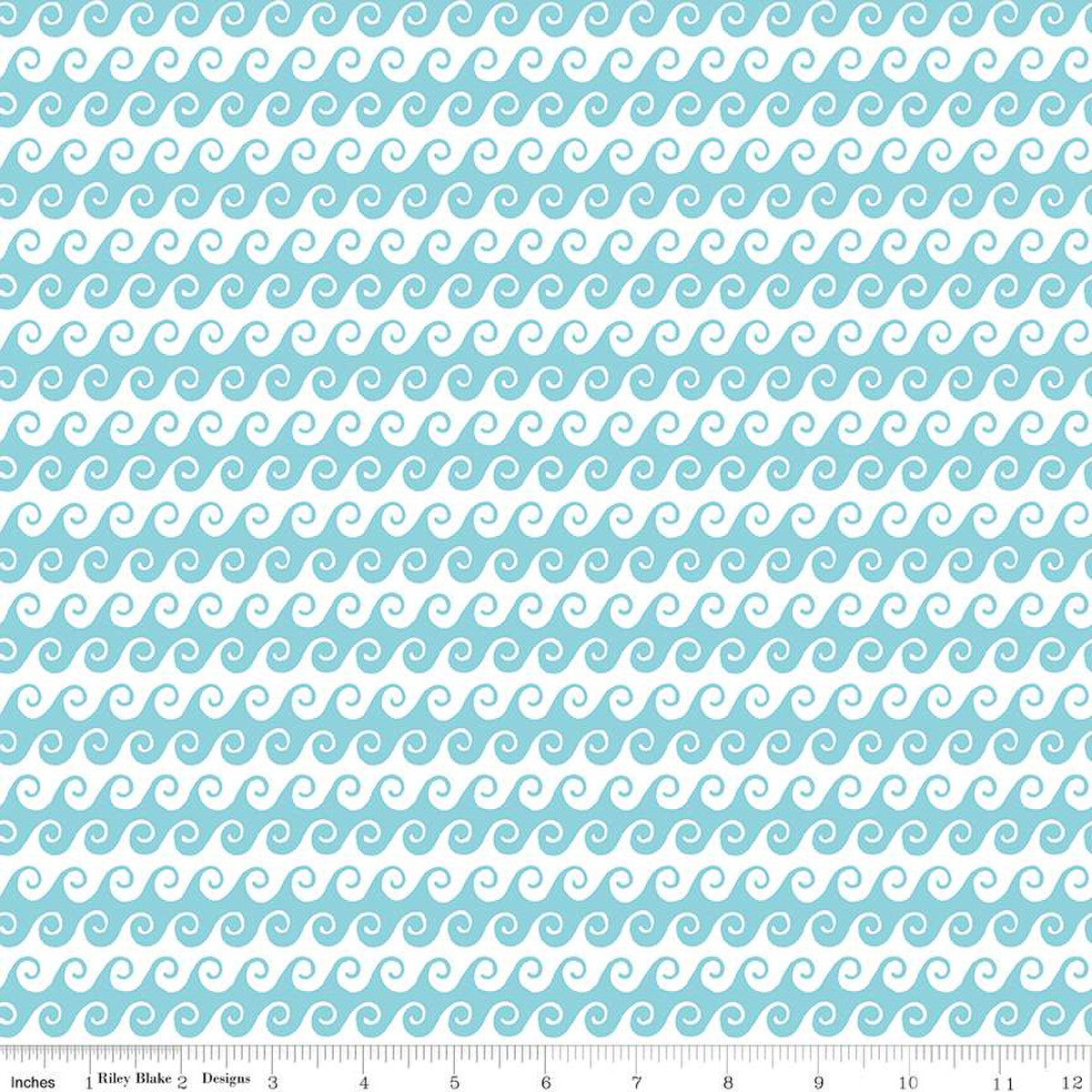 Free As The Ocean Waves Aqua Yardage by Lisa Audit | Riley Blake Designs #C14804-AQUA