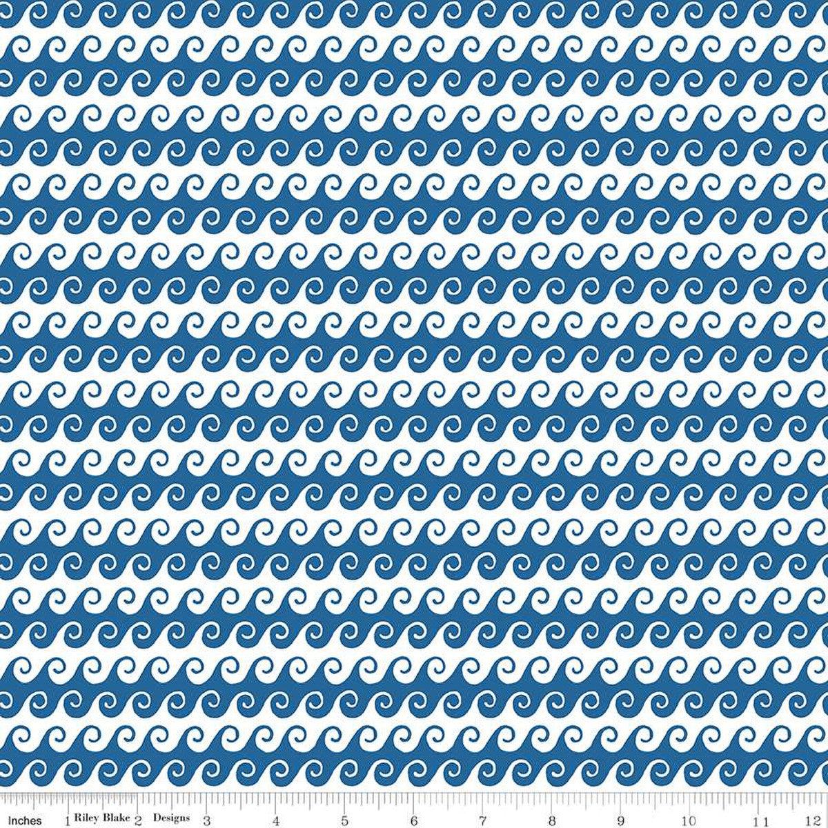 Free As The Ocean Waves Blue Yardage by Lisa Audit | Riley Blake Designs #C14804-BLUE