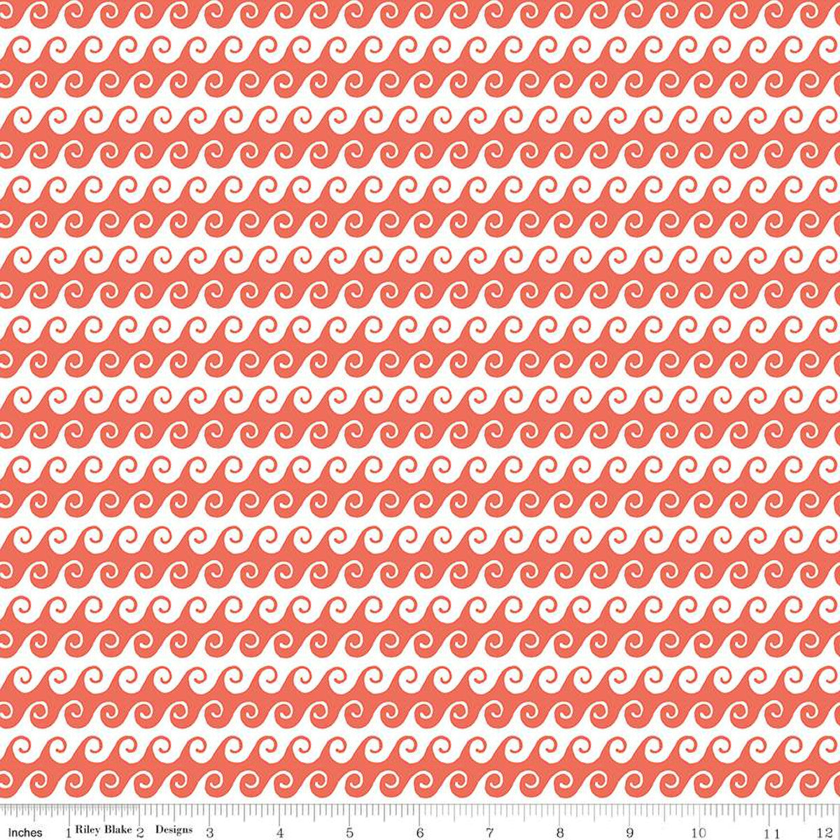 Free As The Ocean Waves Red Yardage by Lisa Audit | Riley Blake Designs #C14804-RED