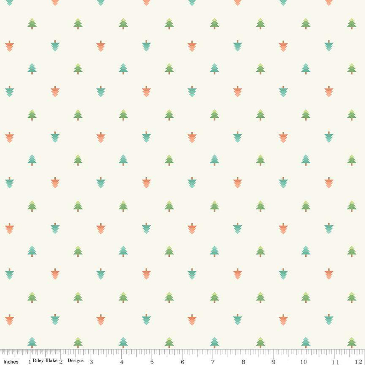 In From The Cold Trees Cream Yardage by Heather Peterson | Riley Blake Designs #C14869-CREAM