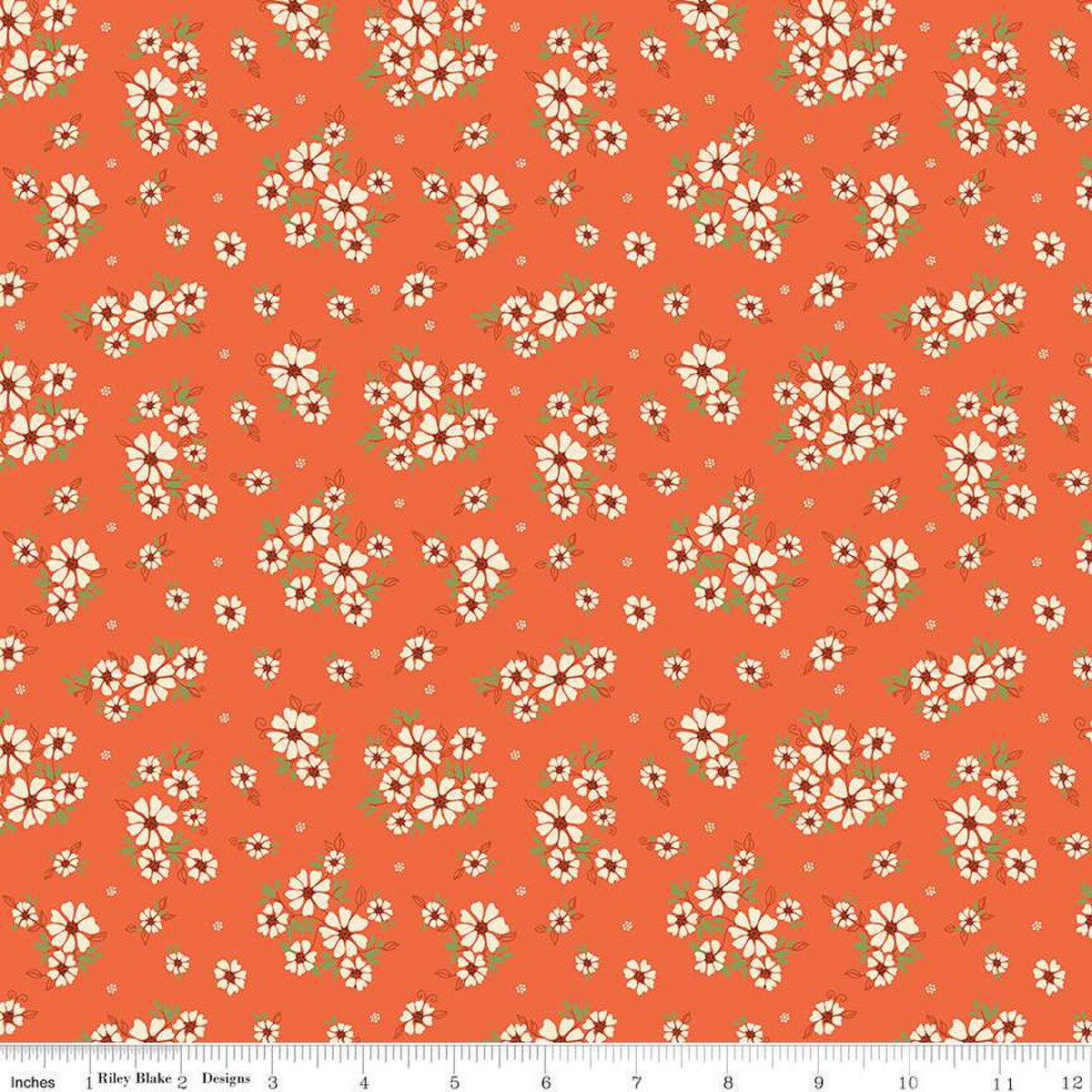 Autumn Afternoon Daisies Autumn Yardage by Heather Peterson | Riley Blake Designs SKU #C14872-AUTUMN