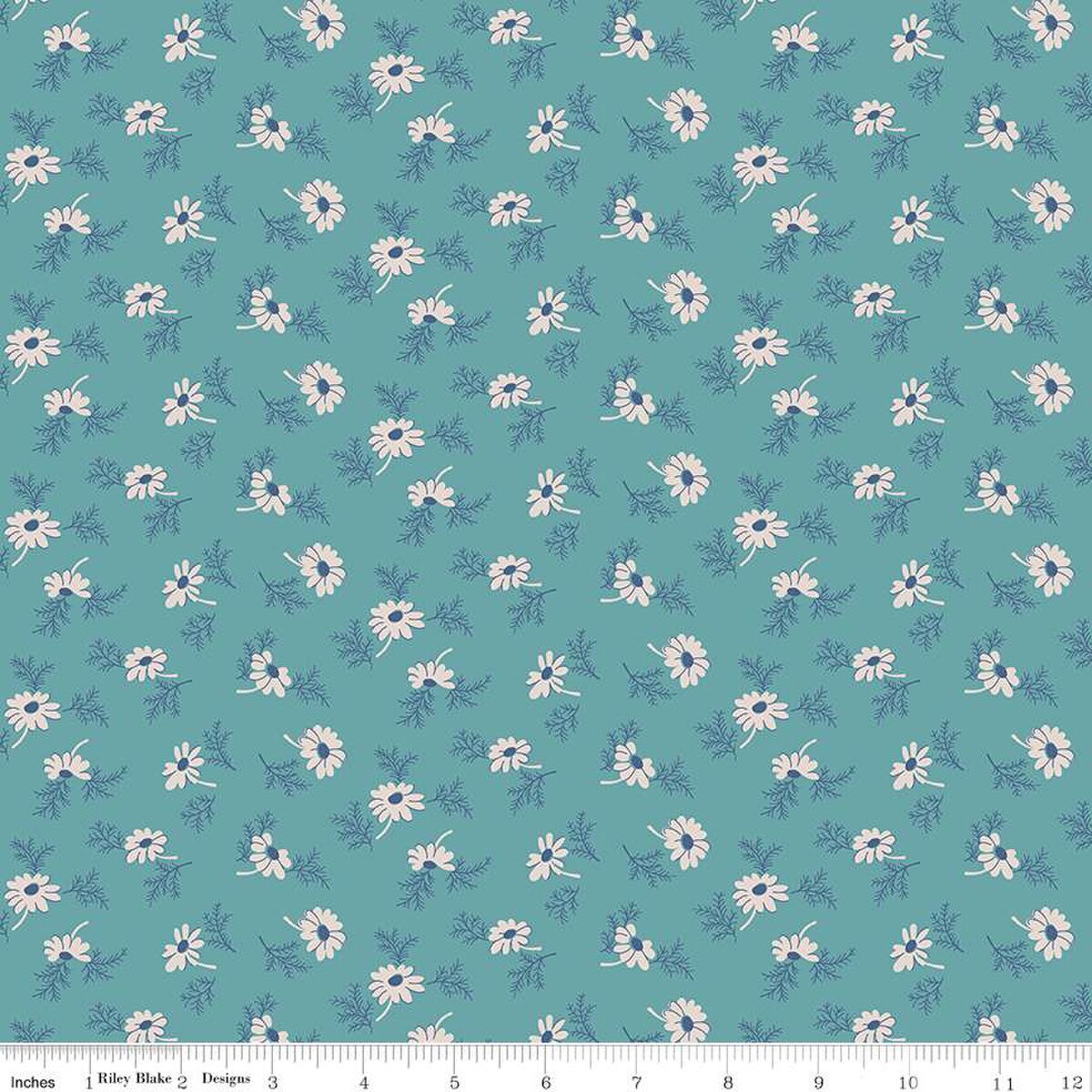 Home Town Holiday Pineflower Raindrop Yardage by Lori Holt | Riley Blake Designs #C14903-RAINDROP