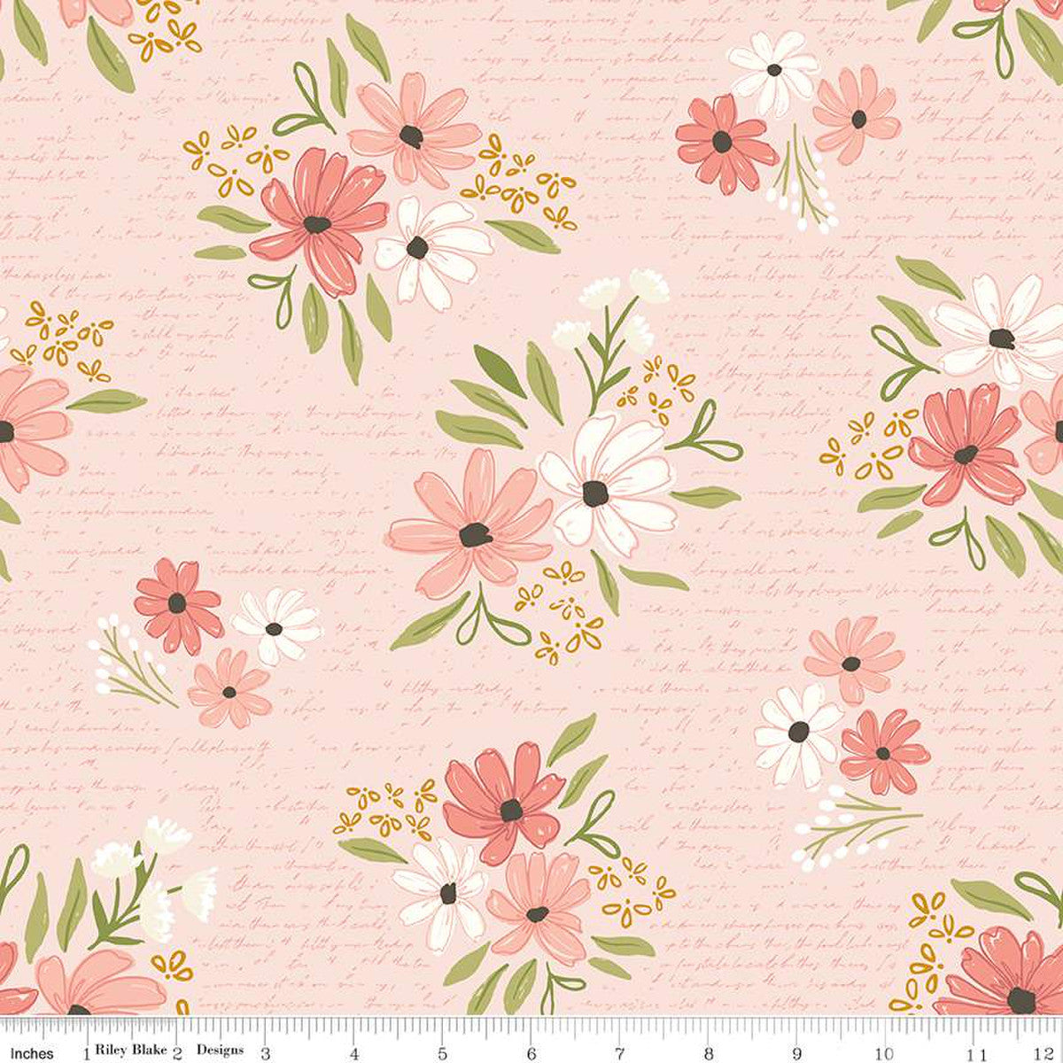 Between The Pages Main Ballerina Yardage by Fran Gulick | Riley Blake Designs #C15370-BALLERINA