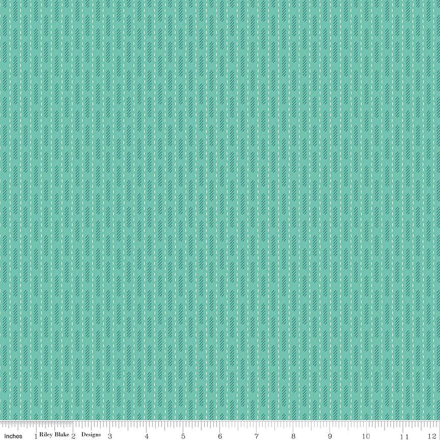 Baked with Love Dish Towel Sea Glass Seaglass Yardage by Lori Holt | Riley Blake Designs