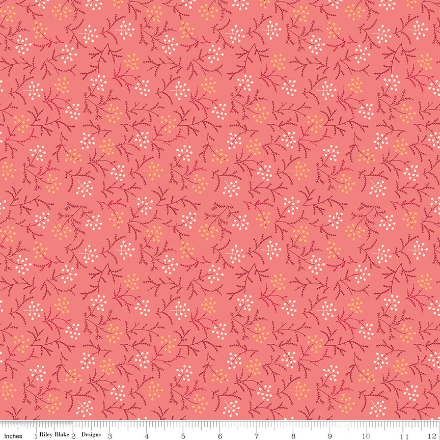 Baked with Love Harvest Lipstick Yardage by Lori Holt | Riley Blake Designs
