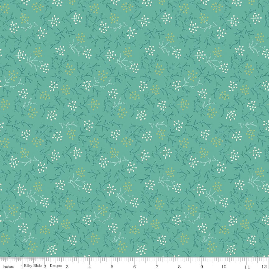 Baked with Love Harvest Sea Glass Seaglass Yardage by Lori Holt | Riley Blake Designs