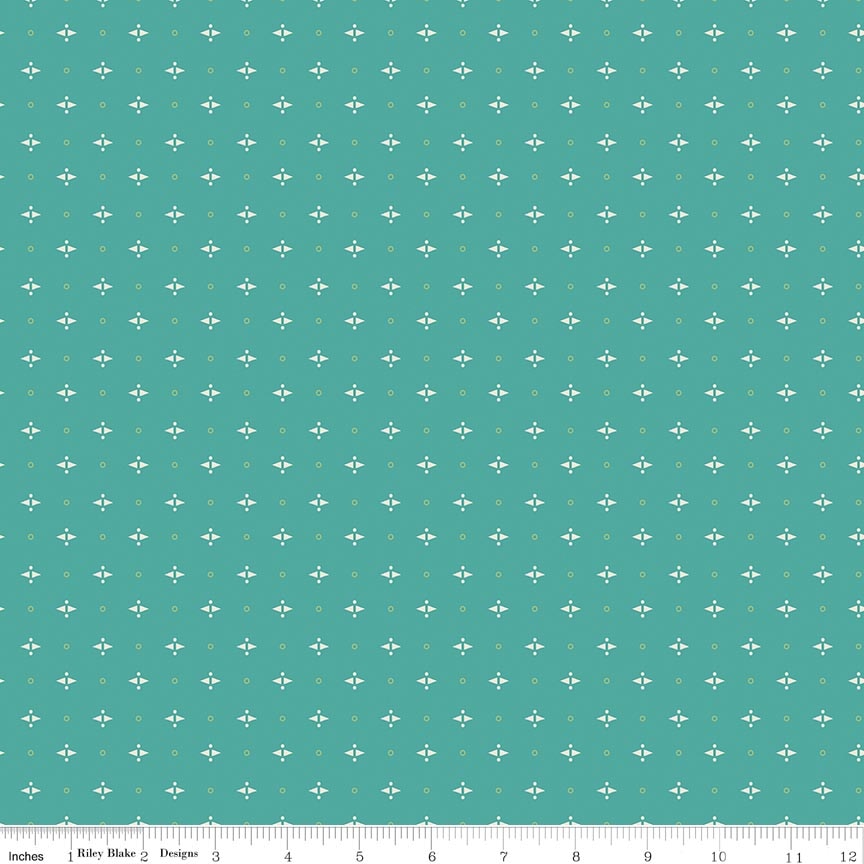 Baked with Love Pie Rainforest Yardage by Lori Holt | Riley Blake Designs