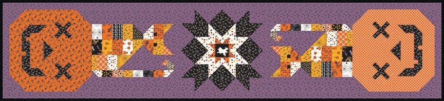 Calico Cats and Jacks Runner Boxed Kit - Beggar’s Night by Sandy Gervais | Riley Blake Designs