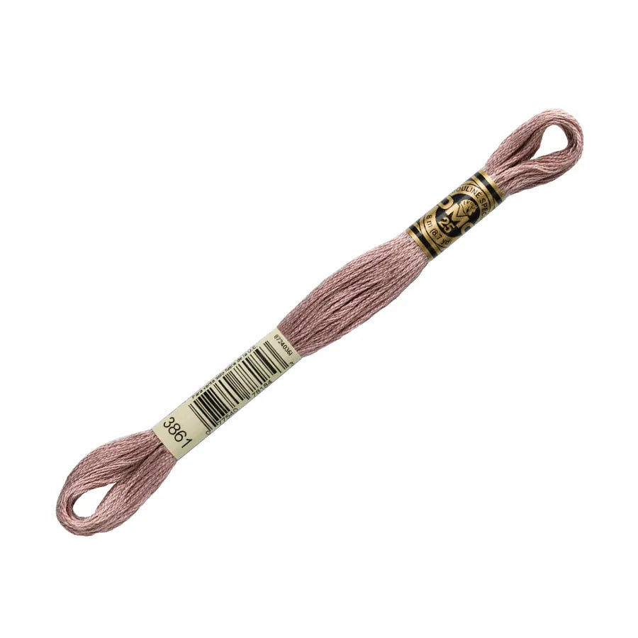 DMC 3861 Light Cocoa 6 Strand Embroidery Floss | DMC #117-3861
