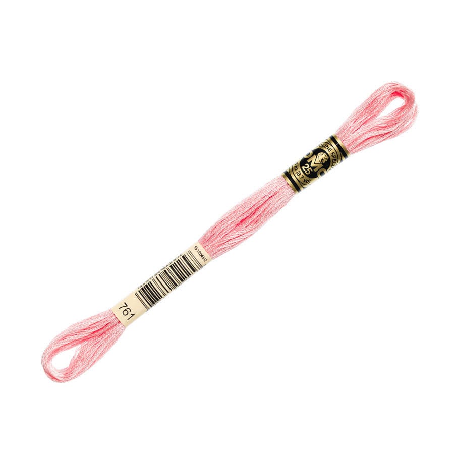 DMC 761 Light Salmon 6 Strand Embroidery Floss | DMC #117-761