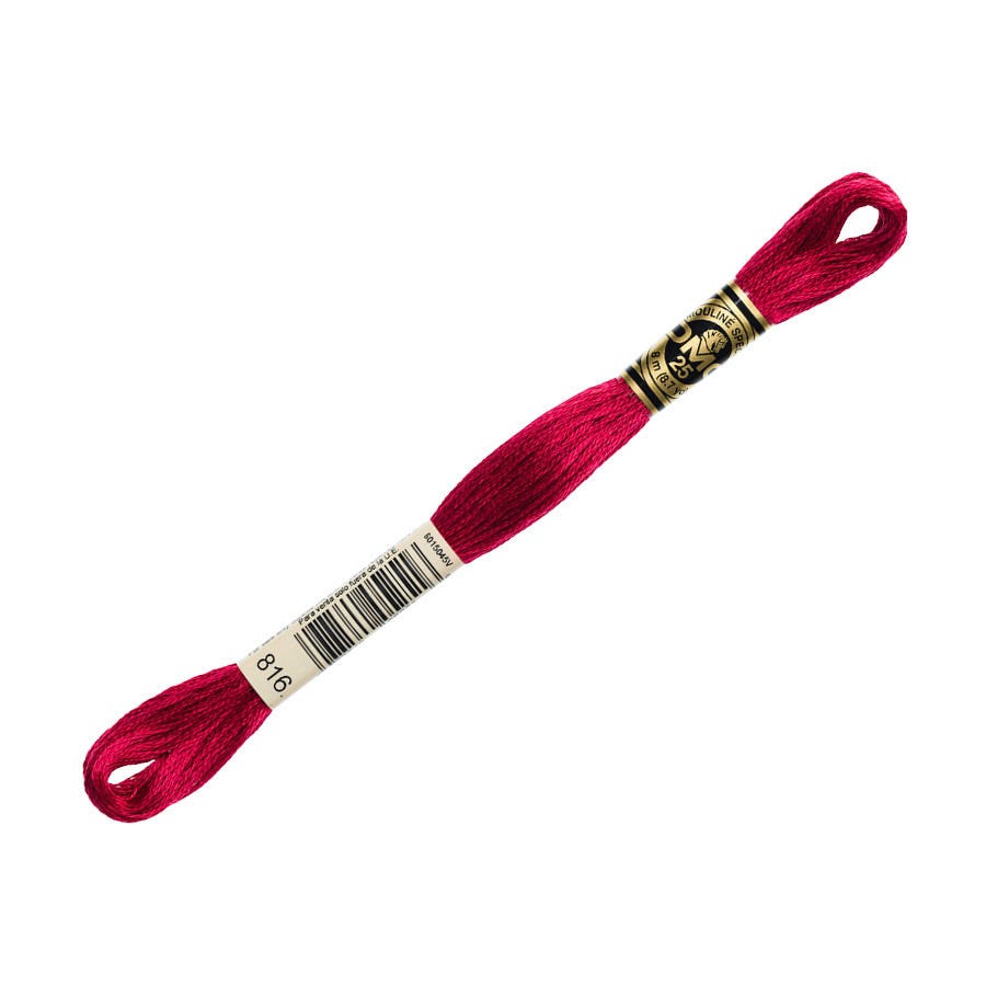 DMC 816 Garnet 6 Strand Embroidery Floss | DMC #117-816