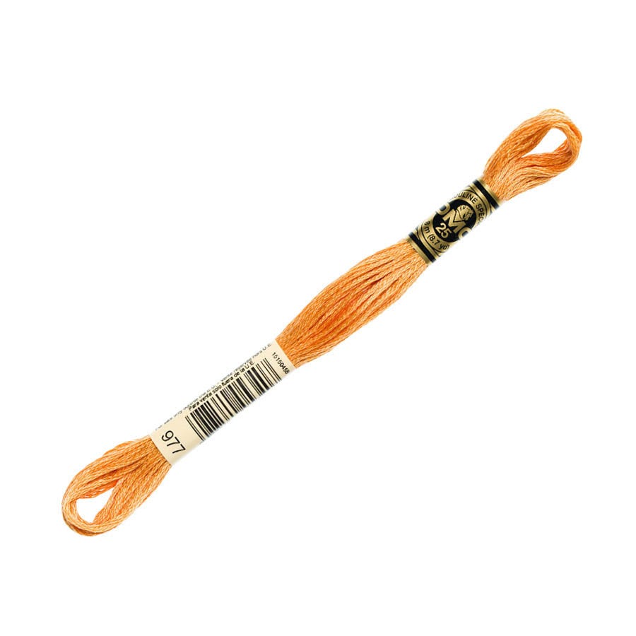 DMC 977 Light Golden Brown 6 Strand Embroidery Floss | DMC #117-977