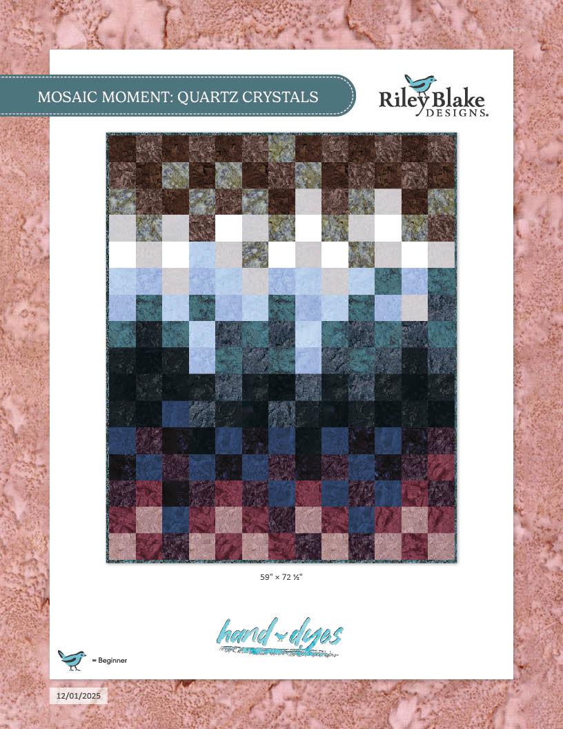 Mosaic Moment Quartz Crystals Quilt