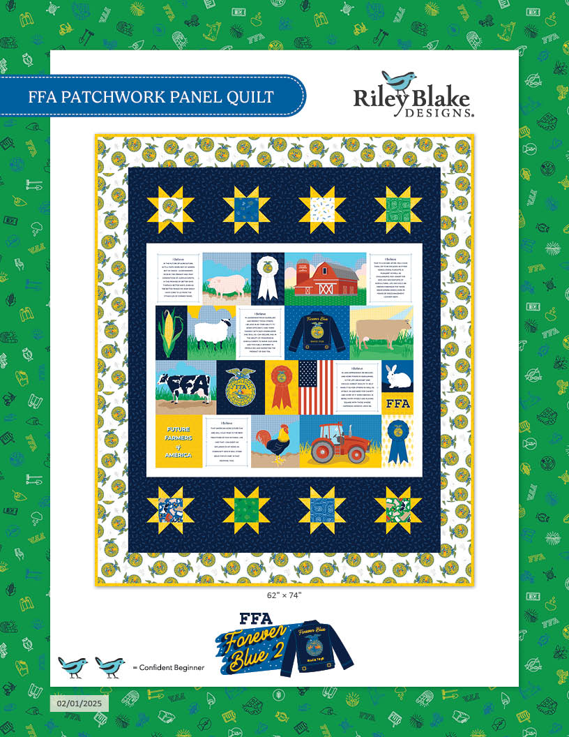 FFA Patchwork Panel Quilt