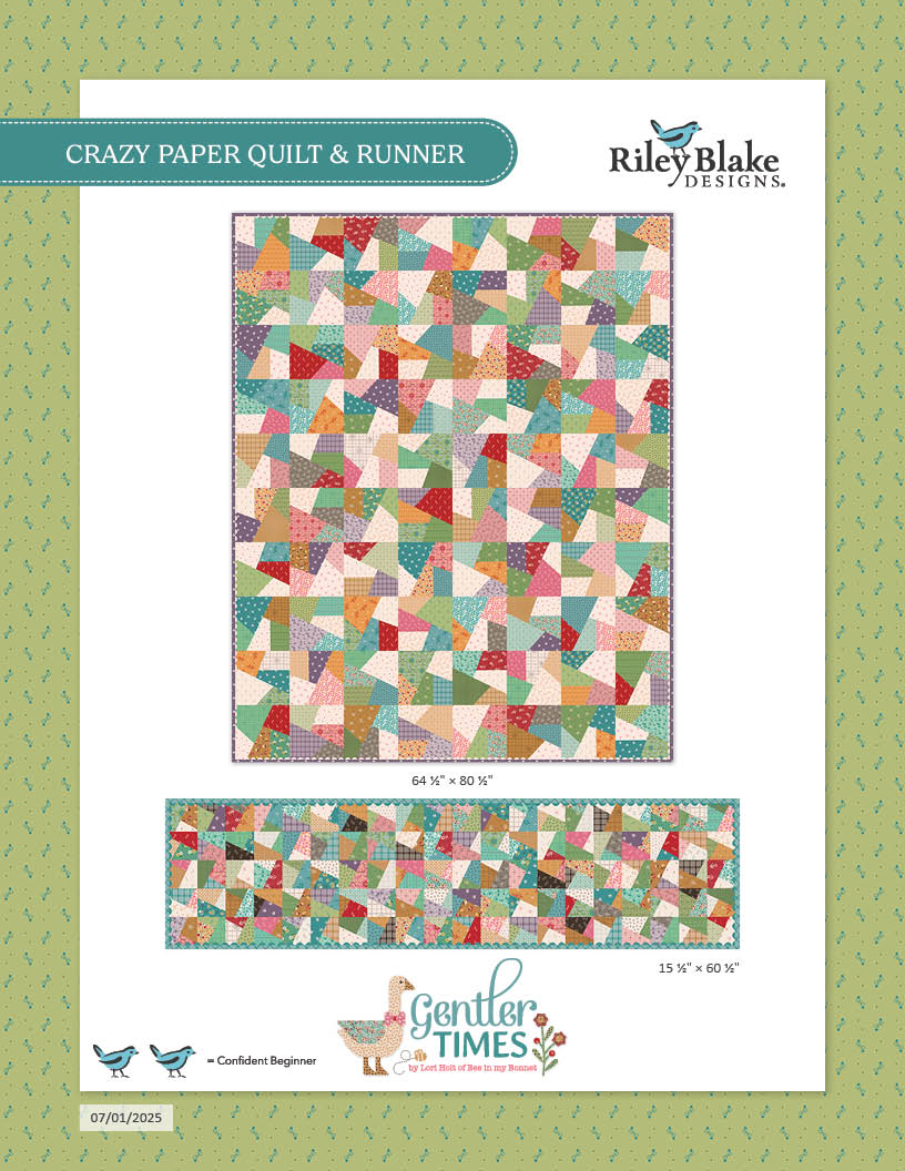 Crazy Paper Quilt & Runner
