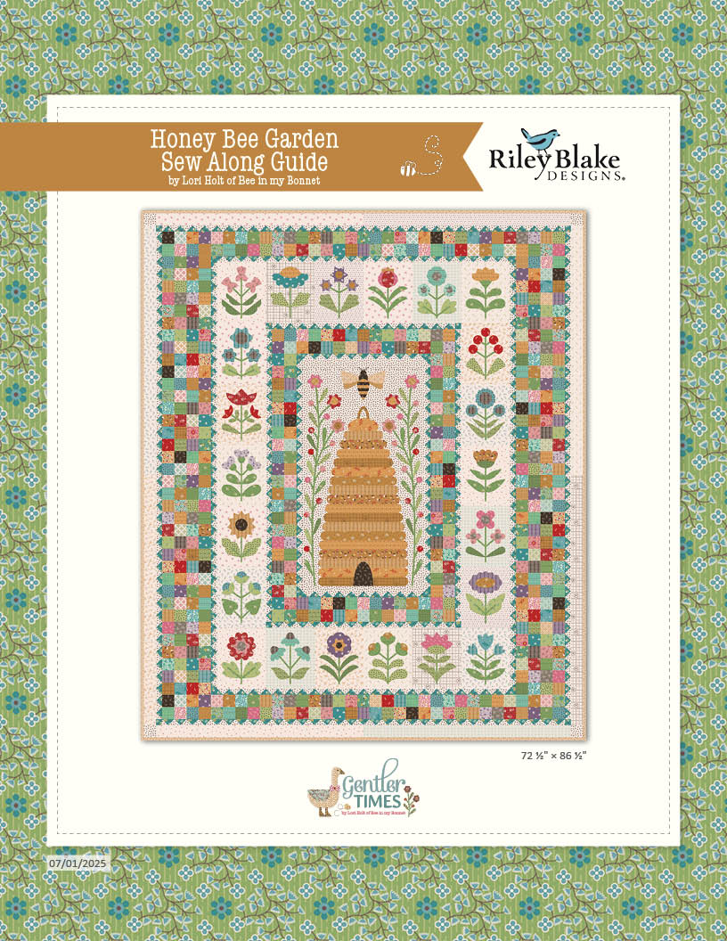 Honey Bee Garden Sew Along Guide