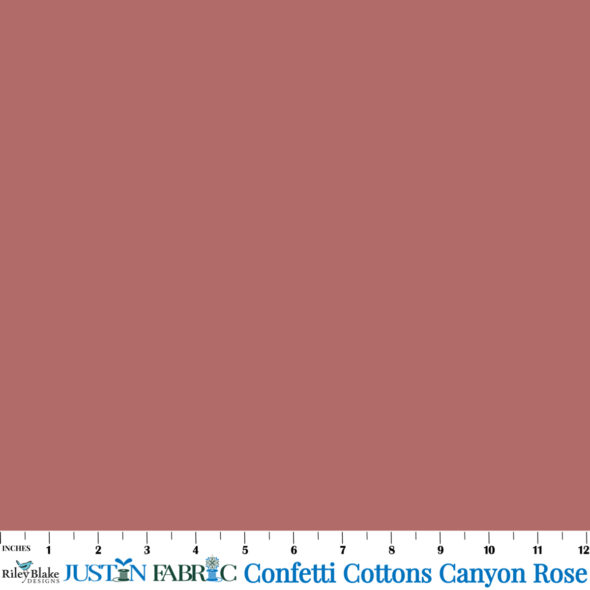 Confetti Cottons Solid Canyon Rose Cotton Yardage | Riley Blake Designs soft premium cotton fabric in solid canyon rose pink