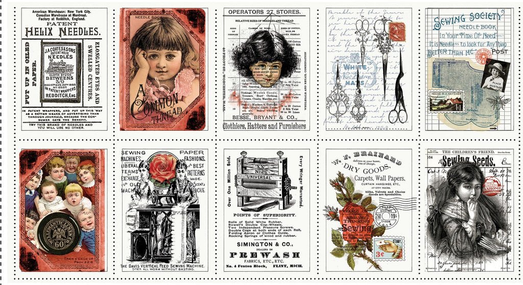 Sew Journal 24" X 43" Needlebook Patch Panel by J. Wecker Frisch | Riley Blake Designs