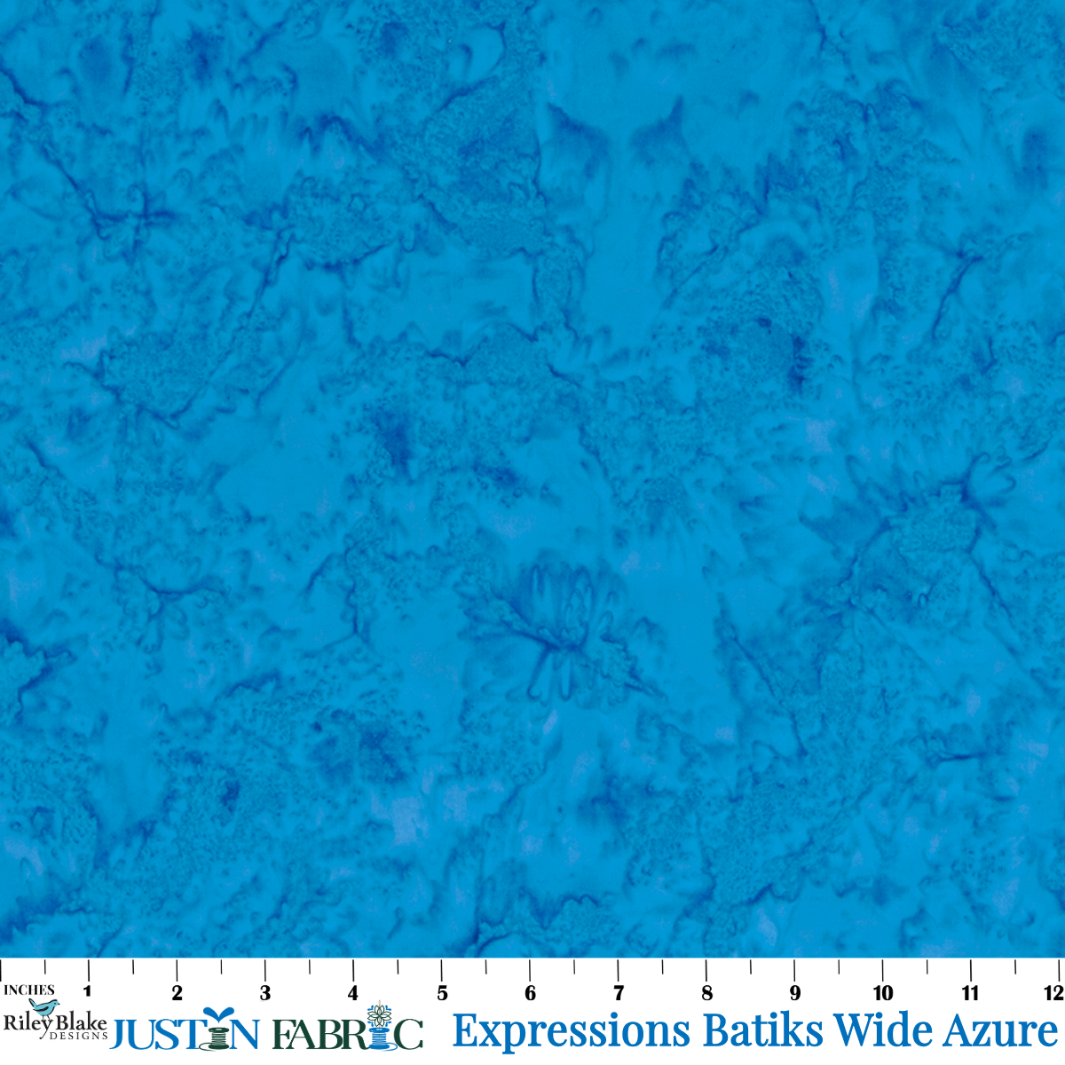Expressions Batiks Azure Wide Back Cotton Yardage | Riley Blake Designs