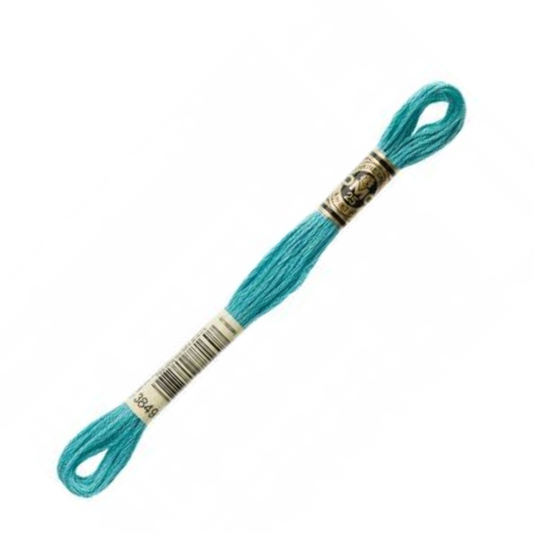 DMC 3849 Light Teal Green 6 Strand Embroidery Floss | DMC #117-3849