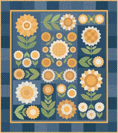 Denim & Daisy Sweet Fresh as a Daisy Sew Along Quilt Kit by Lori Holt | Riley Blake Designs