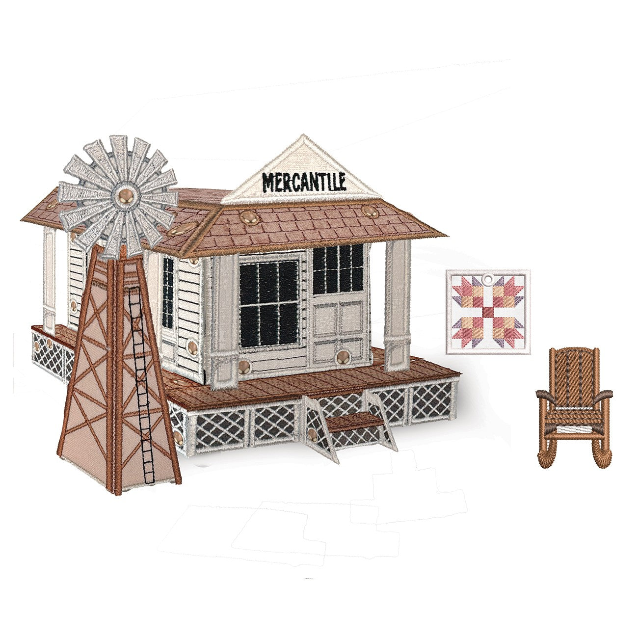 Machine Embroidery Homestead Prairie Mercantile