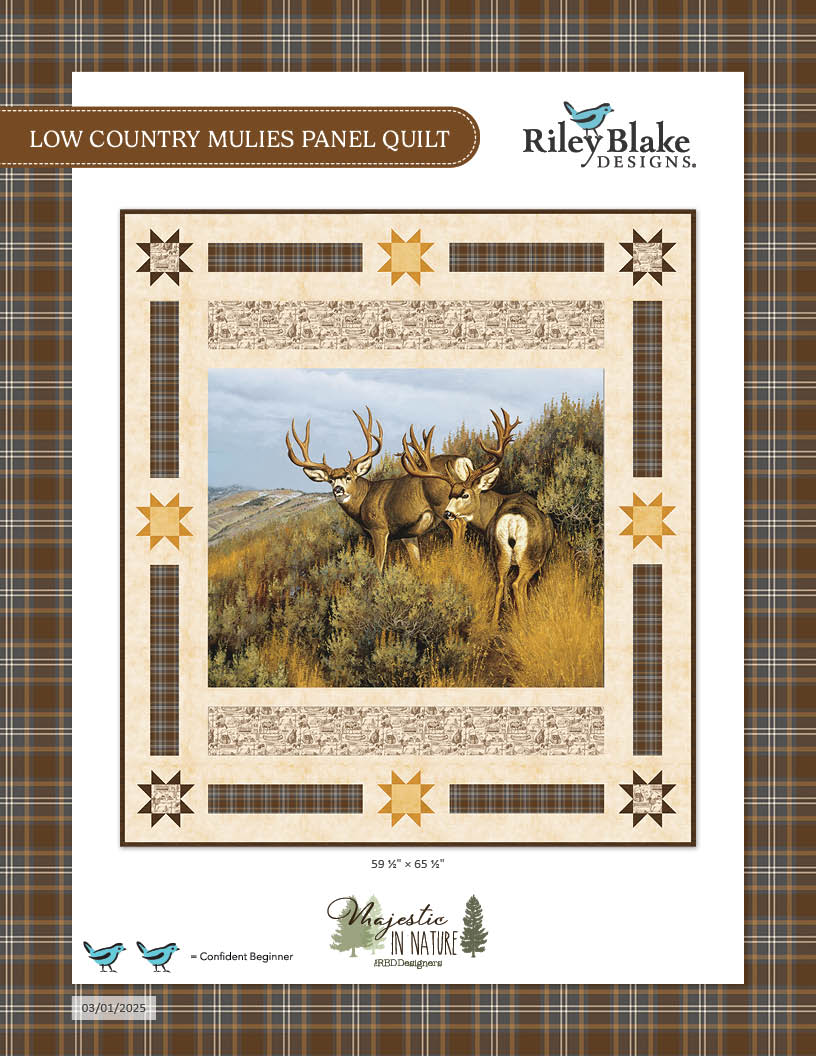 Low Country Mulies Panel Quilt