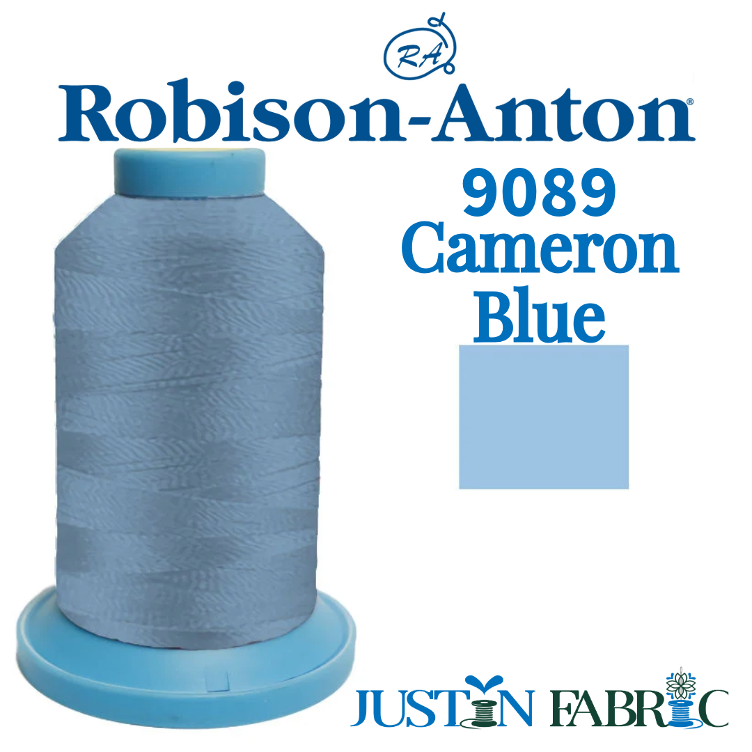 Super Brite 9089 Cameron Blue Embroidery Thread 40wt 1100yd | Robison-Anton
