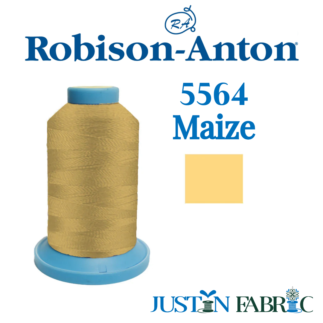 Super Brite 5564 Maize Embroidery Thread 40wt 1100yd | Robison-Anton