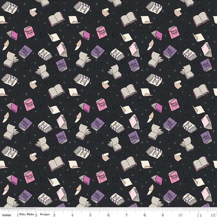 Spooky Schoolhouse Spellbooks Charcoal