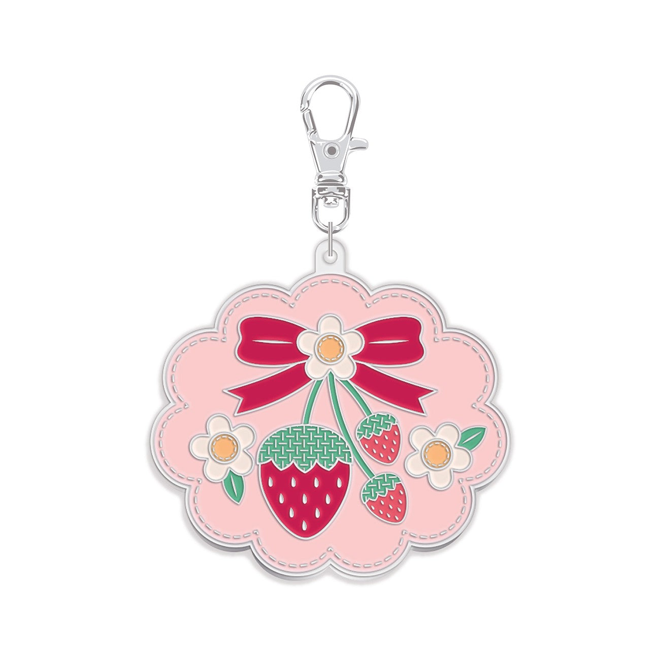 Lori Holt Enamel Happy Charm™ Strawberry Crush