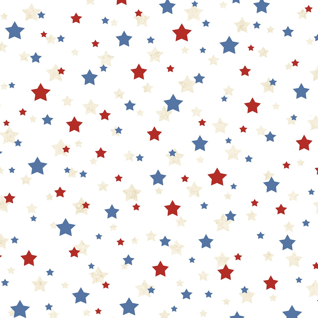 Star Spangled Allover Americana Stars 108 Wide Back Yardage | P & B Textiles