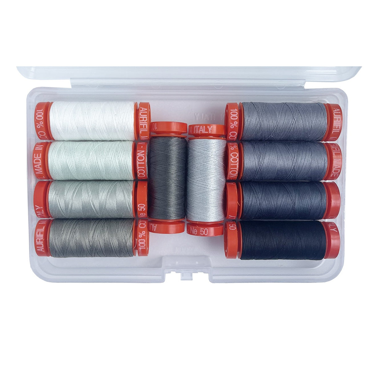 Graywork by Tula Pink 50wt Cotton Thread Set – 10 Small Spools | Aurifil