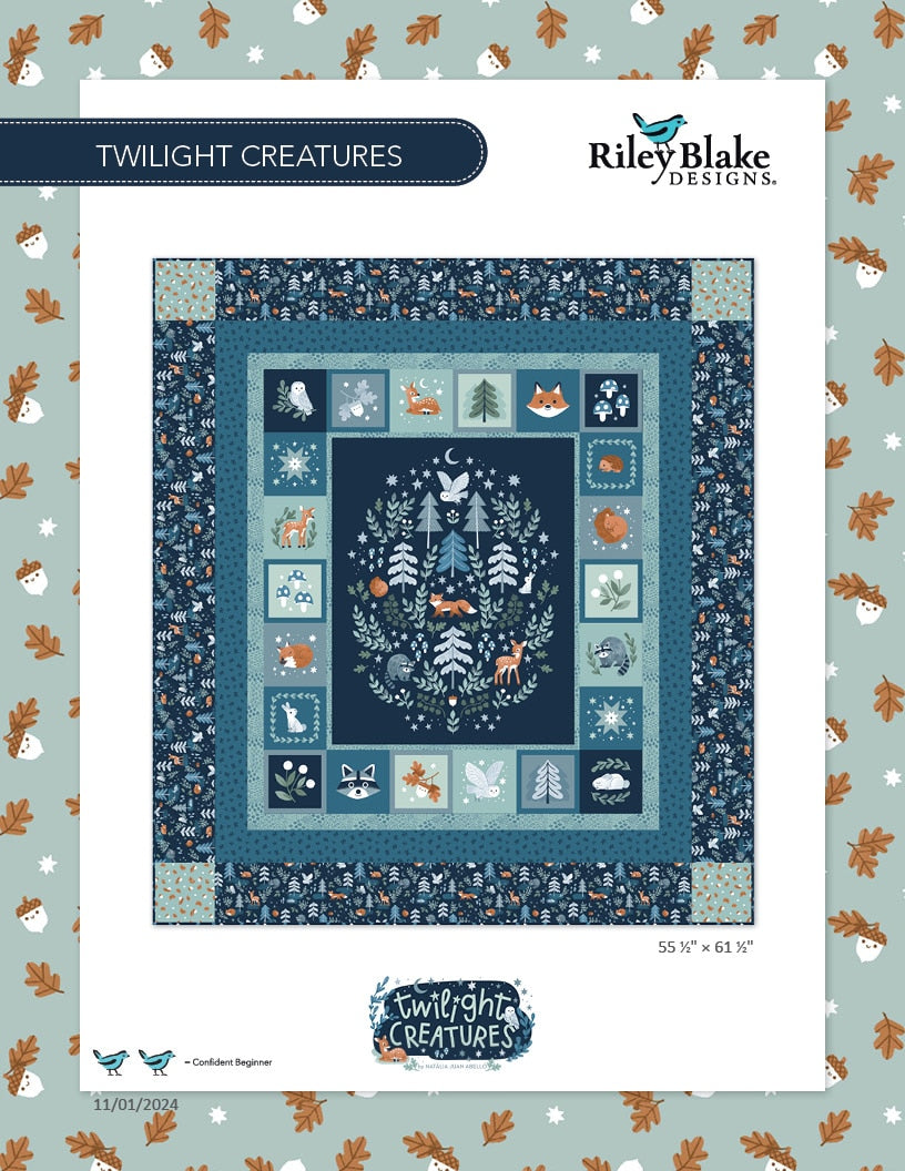 Twilight Creatures Panel Quilt