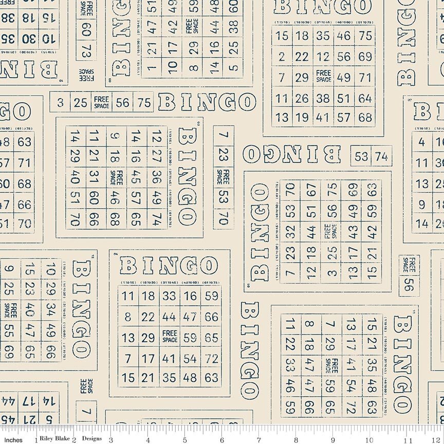 Wide Back Family Reunion Bingo Linen