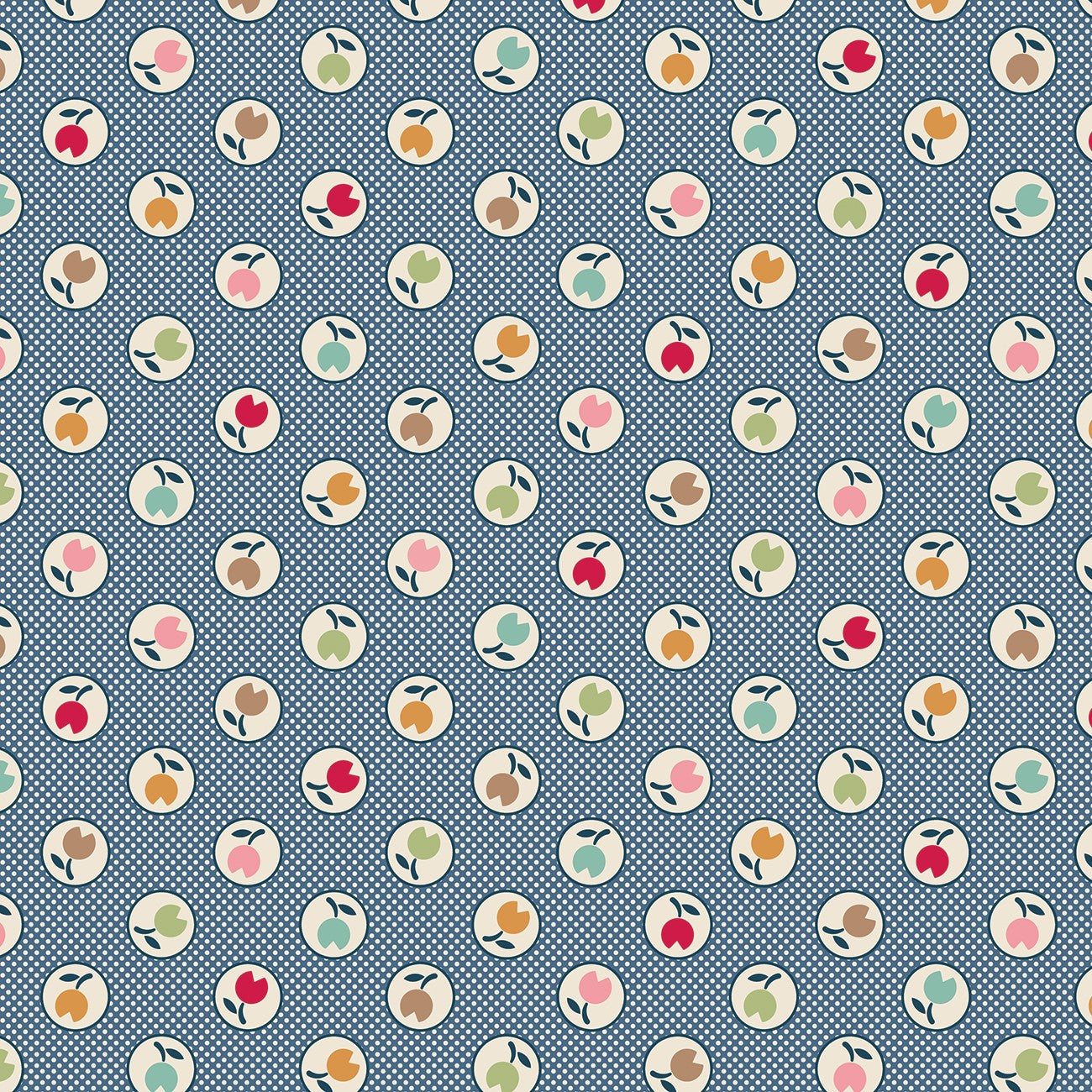 Family Reunion Singsong Denim Wide Back Yardage by Lori Holt | Riley Blake Designs