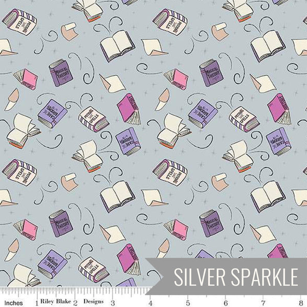 Spooky Schoolhouse Spellbooks Silver by Melissa Mortenson