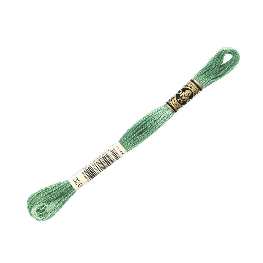 DMC 320 Medium Pistachio Green 6 Strand Embroidery Floss | DMC