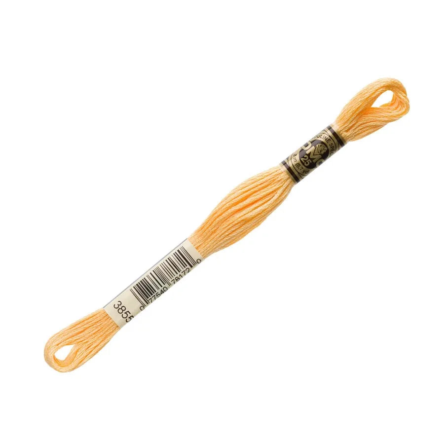 DMC 3855 Light Autumn Gold 6 Strand Embroidery Floss | DMC #117-3855