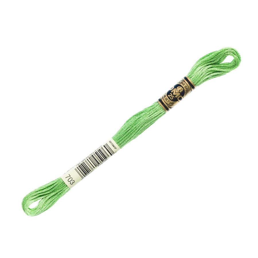 DMC 703 Chhartreuse 6 Strand Embroidery Floss | DMC #117-703