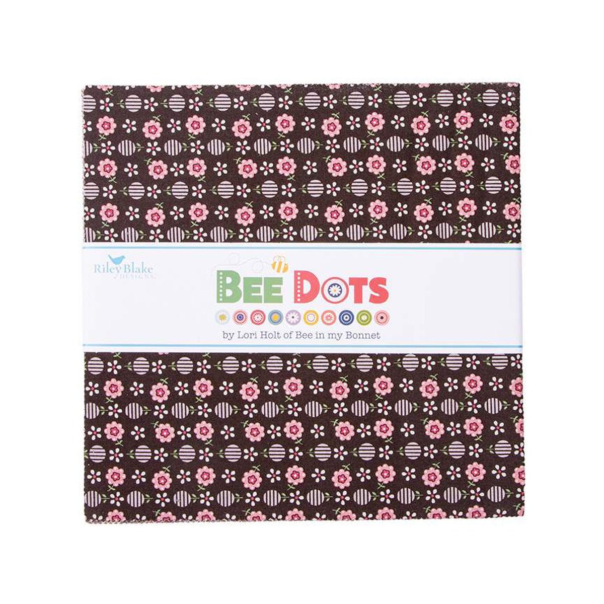 Bee Dots 10" Stacker by Lori Holt | Riley Blake Designs- 42 pcs -10-14160-42 - Justin Fabric!